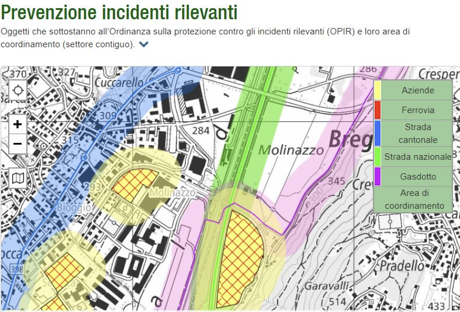 Coordinamento tra pianificazione del territorio e prevenzione degli incidenti rilevanti